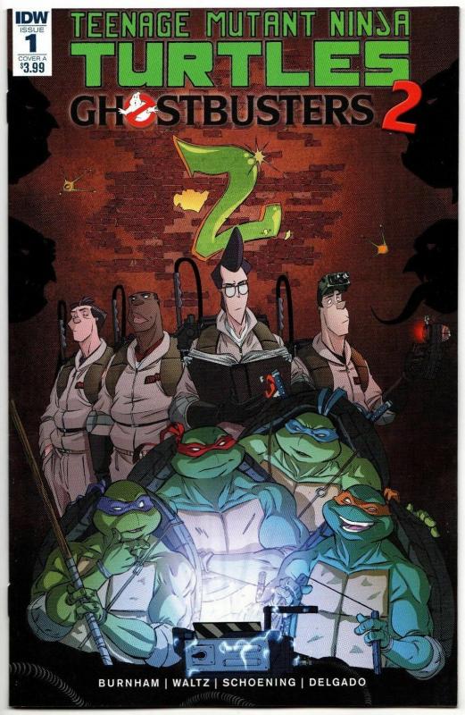 TMNT Teenage Mutant Ninja Turtles Ghostbusters II #1 Cvr A (IDW, 2017) NM