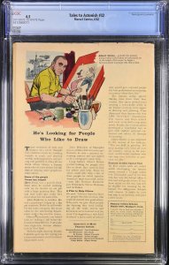 Tales to Astonish #32 CGC 4.5 Very Good+.