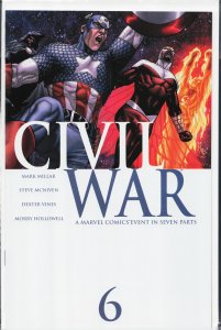 Civil War #6 (2006) Captain America