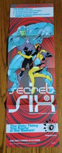 11 x 34 Tangent Secret Six Promo Poster NO PIN HOLES NEW