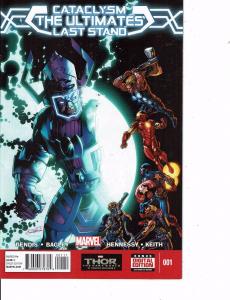 Lot Of 2 Comic Books Marvel Cataclysm Ultimates Last Stand #1 and #2  ON9