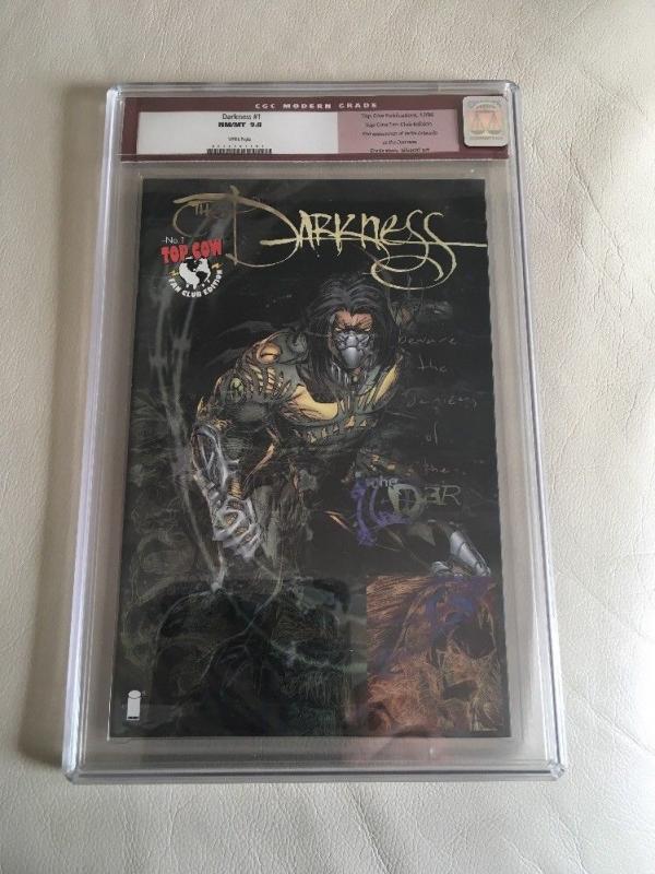 DARKNESS #1 CGC 9.6 Top Cow Fan Club Edition