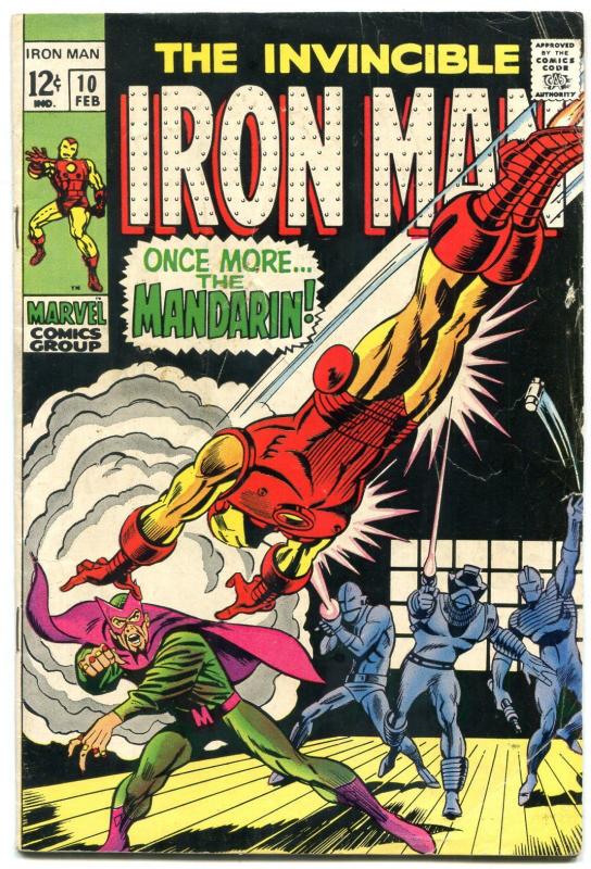 IRON MAN #10 1968-Mandarin-Marvel Comic Book vg