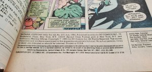 BATMAN #337 (1940 Series) 1981 (DC) VF/NM