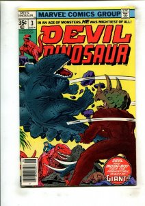 3PC DEVIL DINOSAUR LOT (9.2) KIRBY, #2-4!! 1978