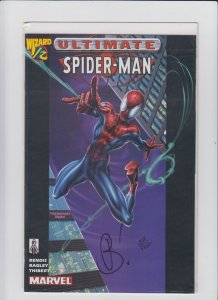 Ultimate Spider-Man #1/2 - Signed by Brian Michael Bendis, Sealed COA (9.2) 2003