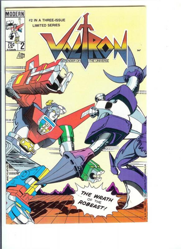 Voltron  2 - Copper Age - 1985 (VF/NM)