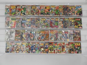 Huge Lot of 60+ Low Grade Comics W/ Hulk, Thor, The Defenders!