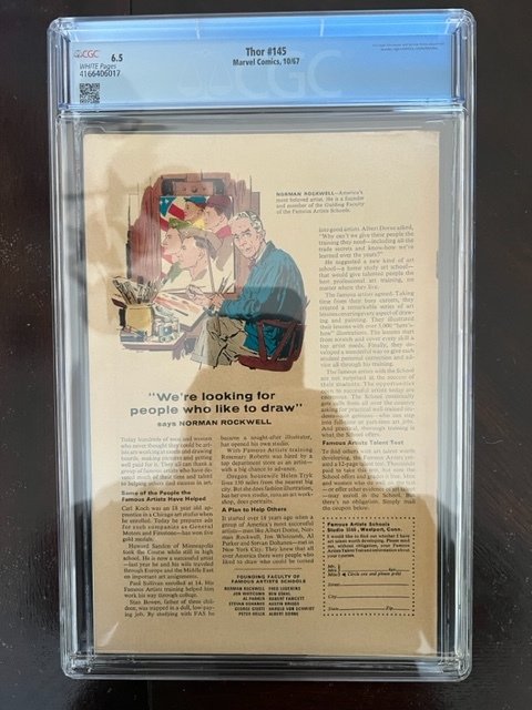 Thor #145 (1967) - CGC 6.5 - Abandoned on Earth!