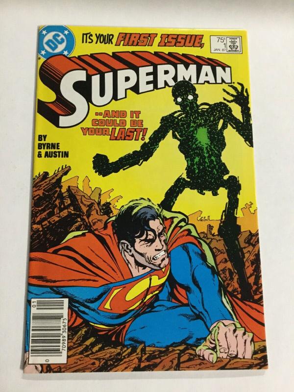 Superman 1 Fn Fine 6.0 First New Metallo DC Comics