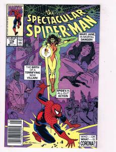 Spectacular Spider-Man #176 Marvel Comic Book Mary Jane Corona Spidey HH1