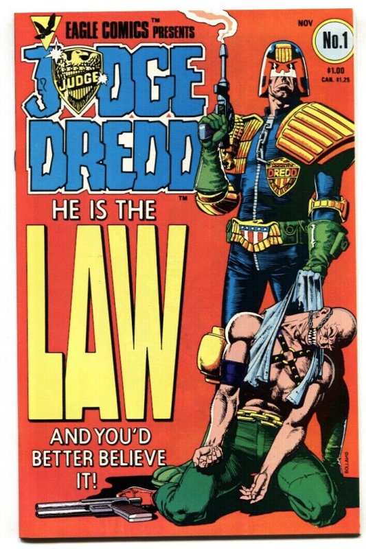 JUDGE DREDD #1-First issue 1983-Brian Bolland cover-comic book