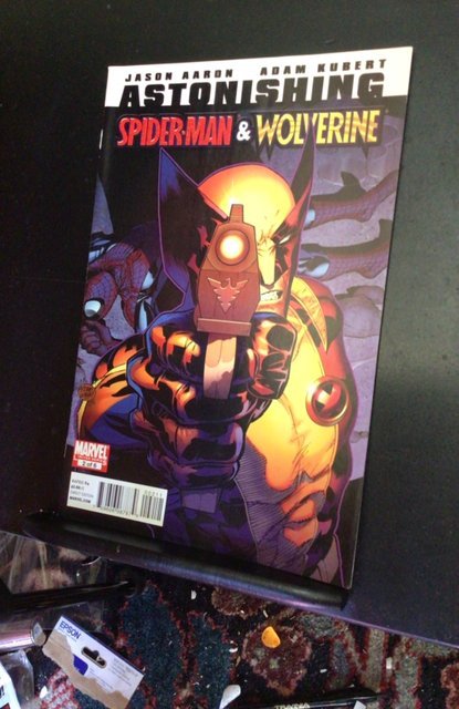 Astonishing Spider-Man & Wolverine #2 (2010) Super high grade key! NM Wow