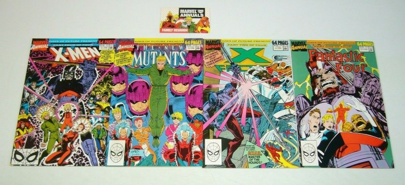 Days of Future Present #1-4 + promo VF/NM new mutants - uncanny x-men annual 14