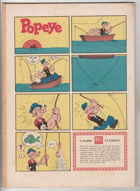 Popeye #40 (Apr-57) FN Mid-Grade Popeye, Olive Oil, Swee'pea, Jeep, Whimpy