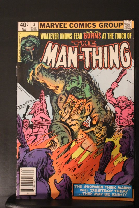 Man-Thing #3 (1980) High-Grade VF/NM Wow!