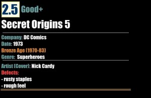 Secret Origins 5 (1973) GD+ 2.5 Bronze Age DC Comics