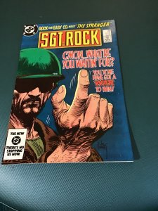 Sgt. Rock #390 (1984) High-Grade Kubert cover! “The Stranger” FN/VF Wow!