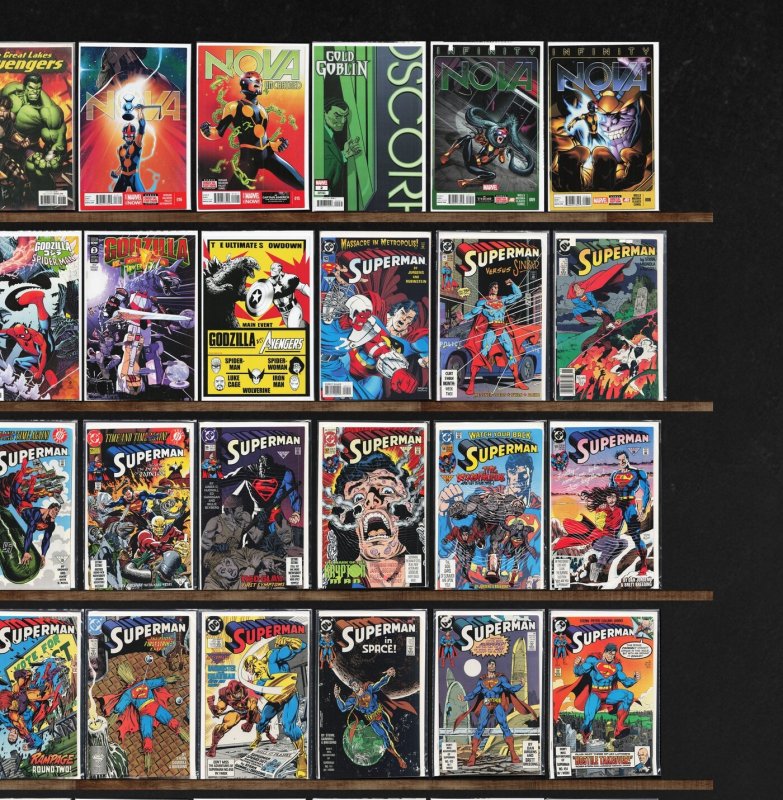 Huge Lot 150+ Comics with Superman, Nova, Gotham Central & More!