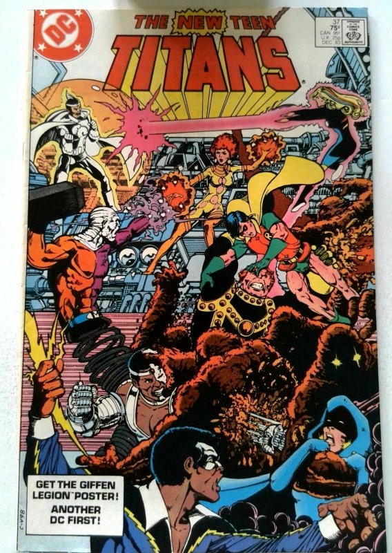 New Teen Titans #37 DC 1983 VF- Bronze Age 1st Printing Comic Book