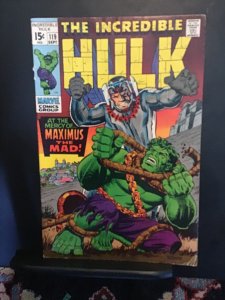 The Incredible Hulk #119 (1969) Maximus The Mad,  Inhumans! Affordable grade GD