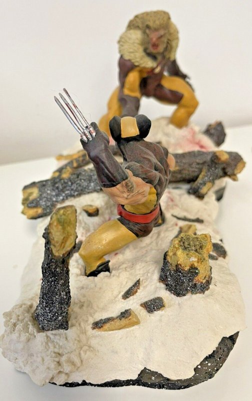 Dynamic Forces Wolverine Vs. Sabretooth Complete Diorama Statue Set