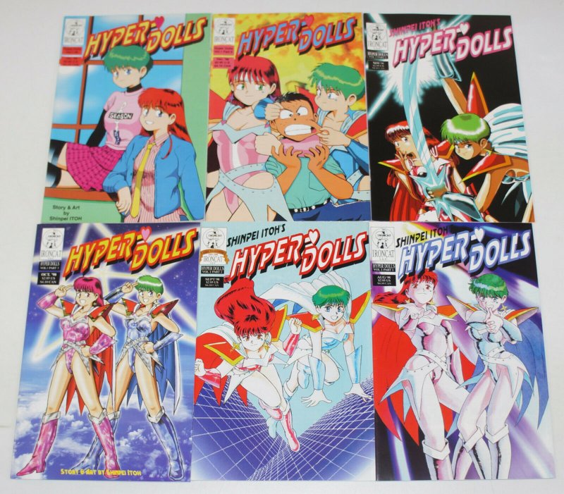 Shinpei Itoh's Hyper Dolls #1-6 VF/NM complete series  ironcat manga set 2 3 4 5