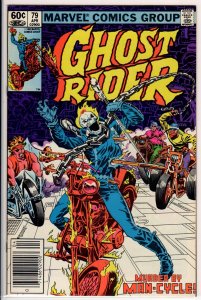 Ghost Rider #79 Newsstand Edition (1983) 9.4 NM