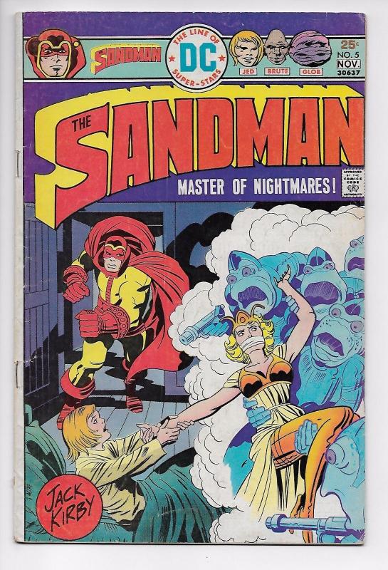 Sandman #5 - Jack Kirby (DC, 1975) - VG/FN