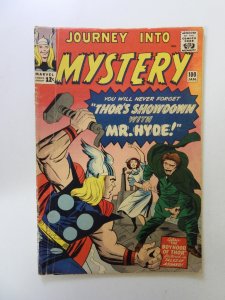 Journey into Mystery #100 (1964) VG- condition pencil markings front cover