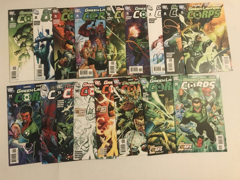 Green Lantern Corps lot of 17 various comics