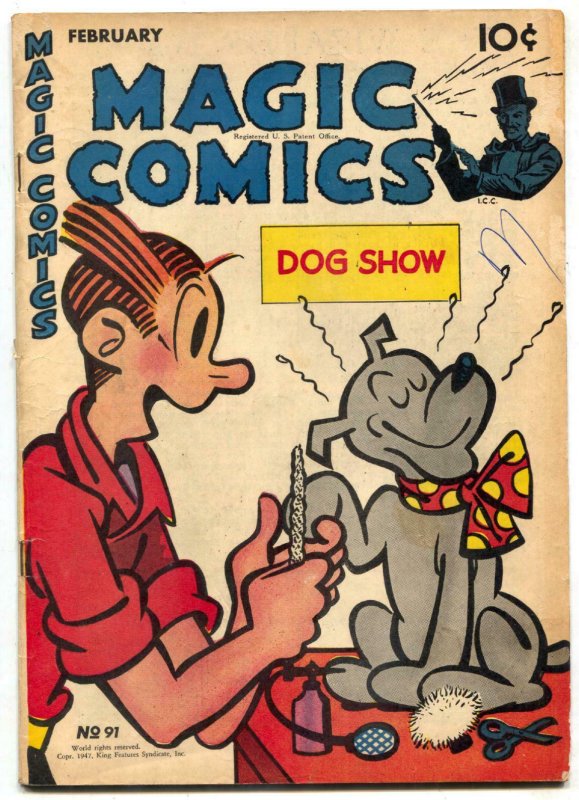 Magic Comics #91 1947- BLONDIE- Popeye- Dog show cover