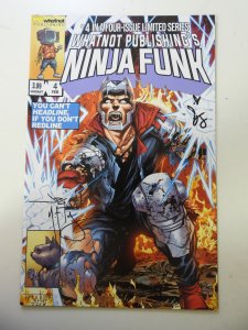 Ninja Funk #4 Variant Signed W/COA NM Condition