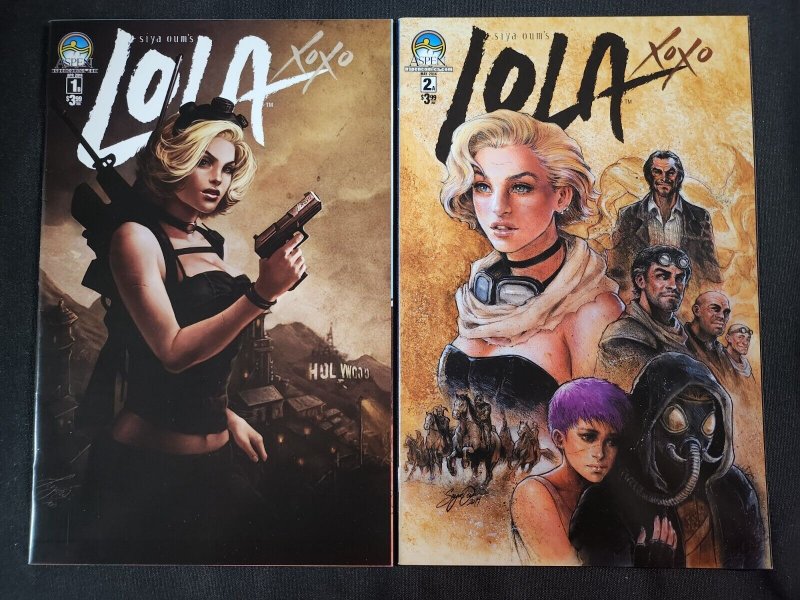Lola XOXO 6PC LOT #1-6 - Aspen Comics/Siya Oum (9.0) 2014