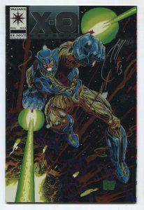 X-O MANOWAR #0 (9.2) SIGNED BY JOE QUESADA 1993
