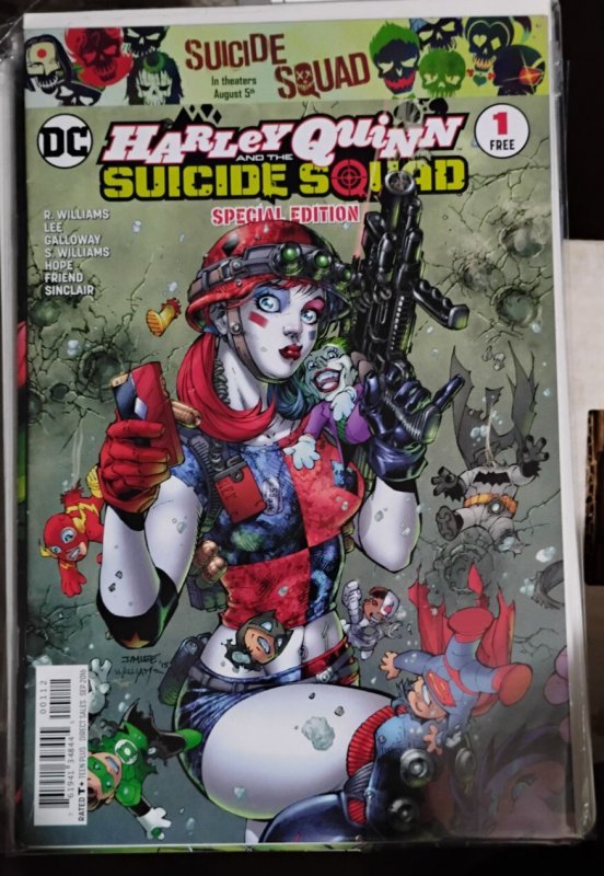 HARLEY QUINN AND THE SUICIDE SQUAD SPECIAL EDITION  # 1  2016 DC COMICS  JIM LEE