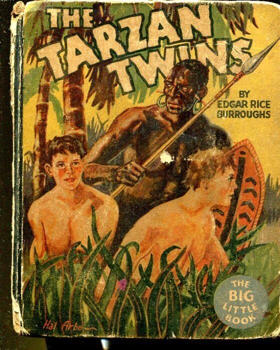 Tarzan Twins-Big Little Book-#770-1934-Edgar Rice Burroughs-First Edition-G