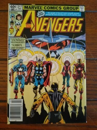 The Avengers #217 Direct Edition (1982) VF 8.0