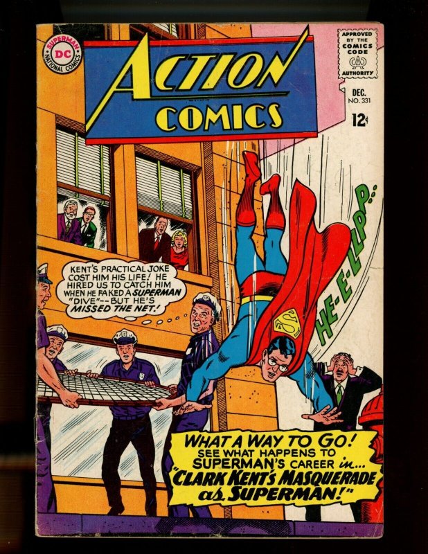 Action Comics #331 - Curt Swan, George Klein Cover Art. (3.5/4.0) 1965