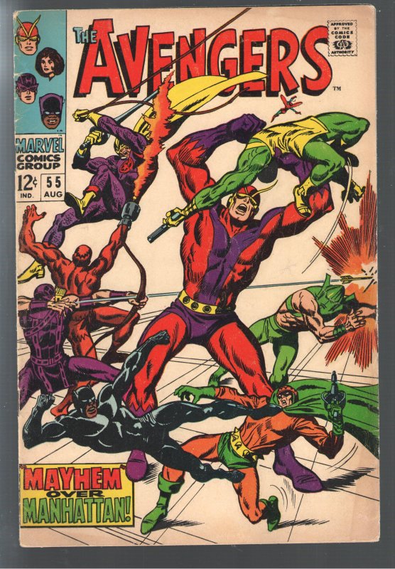 BIG SALE! AVENGERS 55 F/VF 1st FULL ULTRON;GREAT PRICE;EVERYTHING ON SALE!