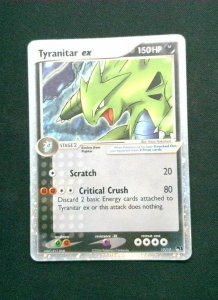 Tyranitar ex - 17/17 - Rare Holo - 2004