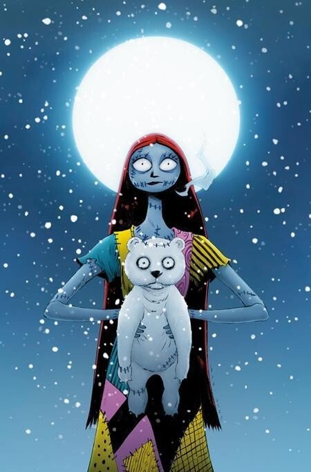 Tim Burtons: NBC Shiver Of Christmas Town #1 Cvr F Metal Virgin Cvr Var DYNAMITE