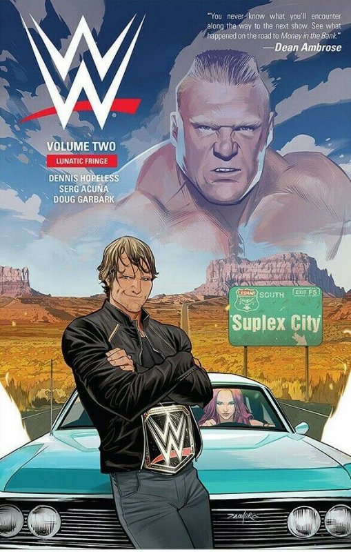 WWE VOL 2 LUNATIC FRINGE TPB TRADE PAPER BACK NEW COMIC FRD