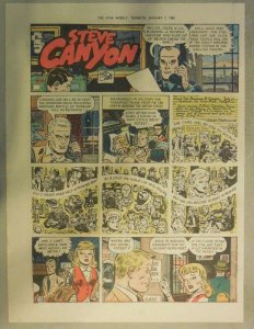 (52) Steve Canyon Sundays by Milton Caniff from 1961 Complete Year ! 11 x 15