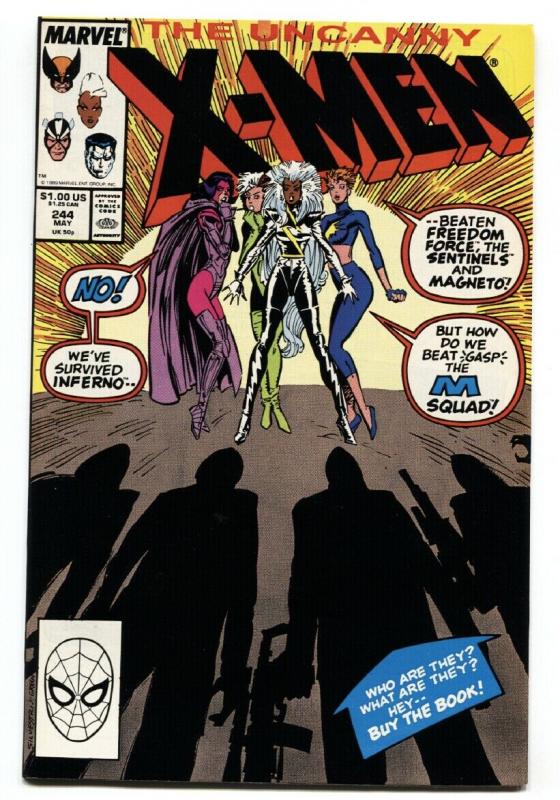 X-MEN #244-Marvel comics-1ST JUBILEE . WOLVERINE STORM  NM-