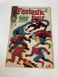 Fantastic Four 73 Vg/Fn Very Good/Fine 5.0 Marvel 1968