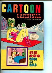 CARTOON CARNIVAL #31-1970-SPICY SCI-FI GIRL-GAGS-CARTOONS-vg