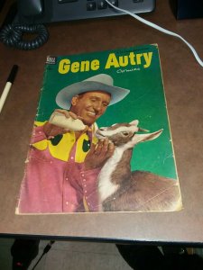 Gene Autry Comics #77 July 1953 golden age western classic photo cover baby calf