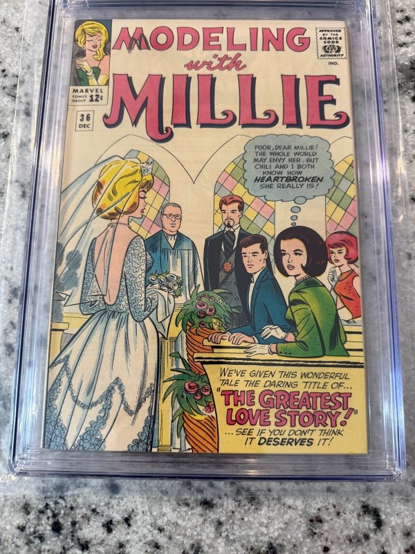 Modeling With Millie # 36 CGC Graded 9.2 Marvel Silver Age Comic Book 1964 JH21