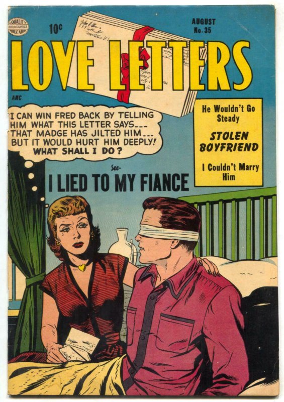 Love Letters #35 1954- Golden Age Romance- FN